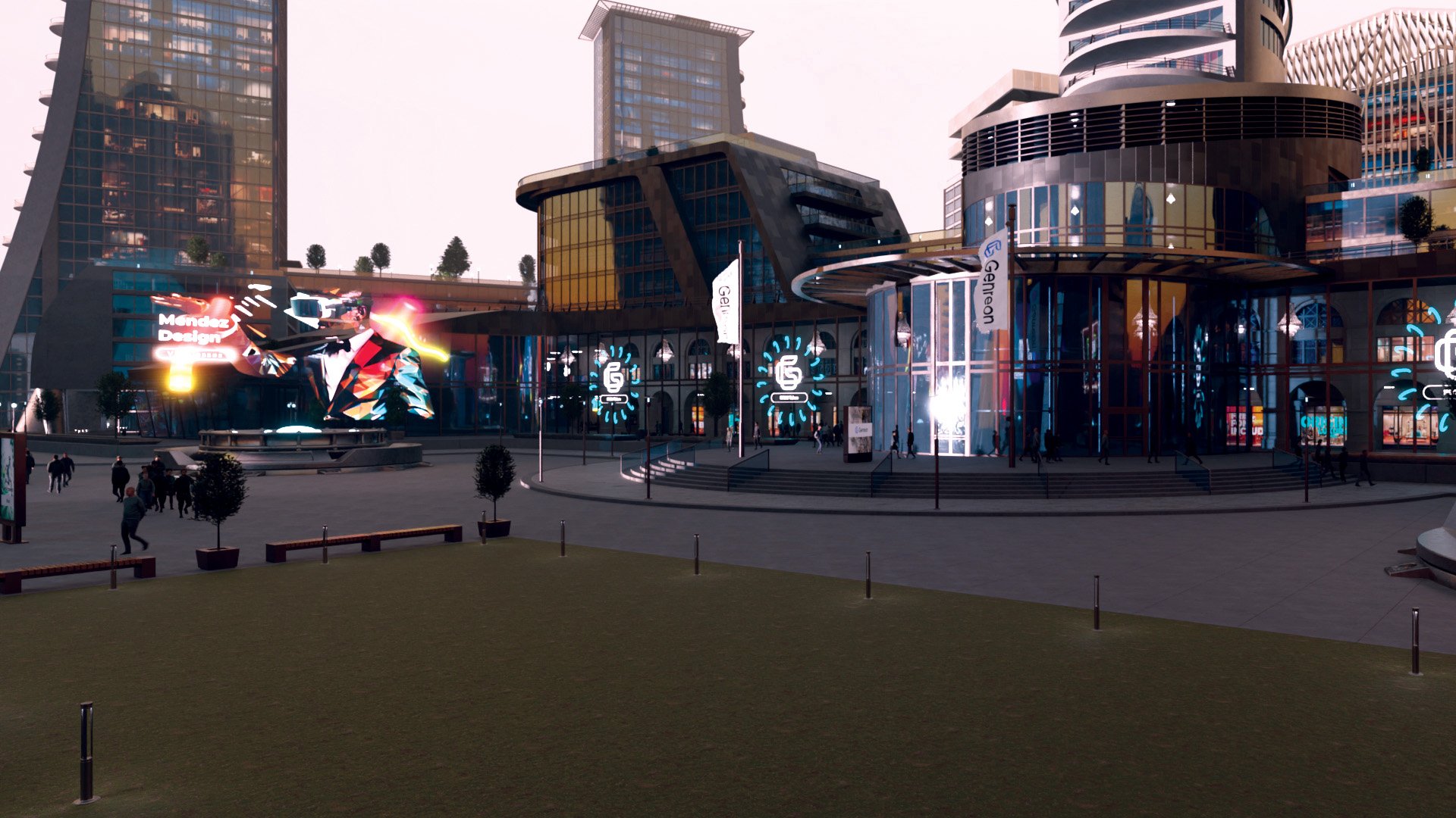 Shopping Hall Render